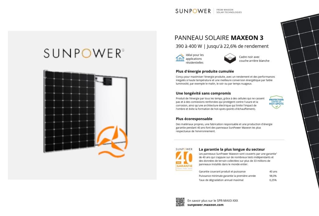 France Environnement panneaux solaires Sun Power