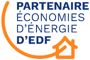 Logo EDF partenaire économies d'énergie